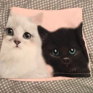 Kids H & M cat skirt